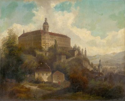 Paesaggio con castello da F. W. Jankovský